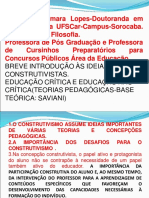 Que Vai para Alunos CONSTRUTIVISMO-INTRODUÇÃO ÀS IDEIAS CONSTRUTIVISTAS