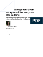How To Change Your Zoom Background Like Everyone Else Is Doing