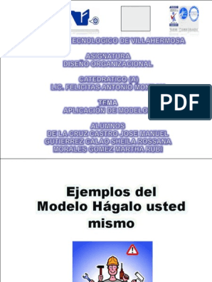 Modelo Hagalo Usted Mismo Organizacion | PDF