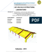 Memoria de Calculo Caseta de Laboratorio PDF