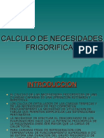 Calculo de Necesidades Frigorificas