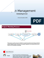 Proj Scheduling & Cost