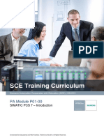SCE Training Curriculum: PA Module P01-00