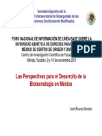 P7-PERSPECTIVAS DESARROLLO BIOTECNOLOGIA