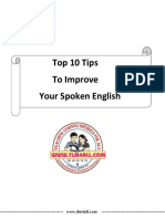 Top 10 Spoken English Tips PDF