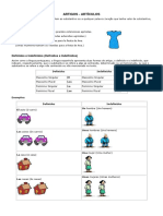 Artigos Definidos e Indefinidos