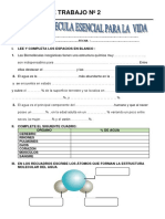 Ficha de Trabajo #2.el Agua Molecula de Vida