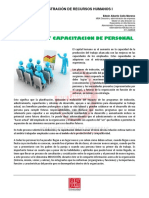 Inducción y Capacitación de Personal PDF