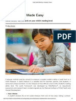 Lexile Levels Made Easy - Scholastic - Parents PDF