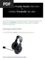 Download Crer Tu Propia Radio On-Line  Cmo Transmitir en ella by nosequesesho SN45926081 doc pdf