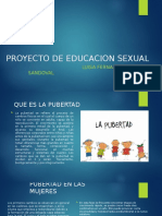 Proyecto de Educacion Sexual - Luisa Sandoval