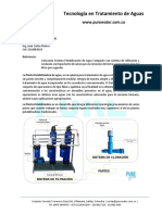Sistema Potabilización de Agua 03 - 07 Litros-Seg Katalox - Purewater