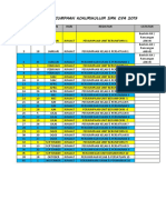 Takwim Perjumpaan Kokurikulum 2019