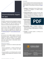 Conviso Security Training - Segurança para Desenvolvimento em Java