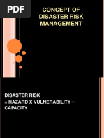 Concept of Disaster Risk Management