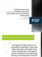 PENDIDIKAN KESEHATAN (Pencegahan Primer, Sekunder Dan Tersier)