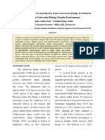 Phenetyc Analysis of Some Species from Asteraceae Famiy in Biology Faculty Jenderal Soedirman University Environmental 