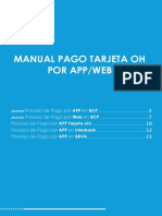 Manual Pago Tarjeta Oh Por APP y Web