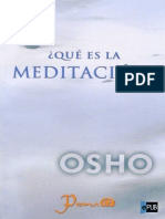 _Que Es La Meditacion_ - Osho