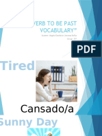 VERB TO BE PAST VOCABULARY - BrunoJimenez