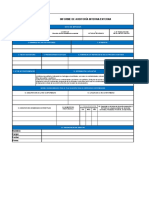 Registro de Auditorías Internas Externa