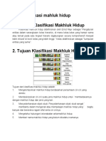 Klasifikasi Mahluk Hidup IPAAAA BARUUU