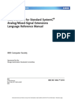 Iieee S Standard For S Standard Systemc C A Analog/Mixed - Signal Extensions Language Reference Manual