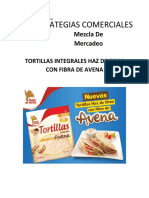 Tortillas Integrales Haz de Oros Con Fibra de Avena