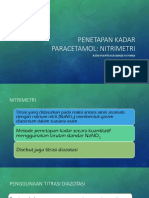 Pertemuan 4 Penetapan Kadar Paracetamol