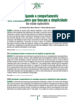 Artigo - Investigando o Comportamento Dos Consumidores Que Buscam Simplicidade Um Estudo Exploratório PDF