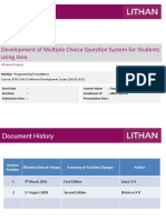 Development of Multiple Choice Question System For Students Using Java