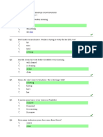 Exercises On Present Simple - Continuous