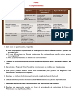 ATIVIDADES BRASIL REGENCIAL 1 - Com Correção PDF
