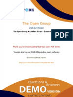 The Open Group: OG0-021 Exam