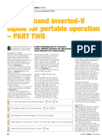 A Multi-Band Inverted-V Dipole For Portable Operation - Part Two