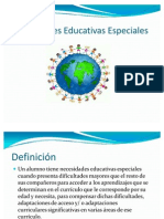 Necesidades Educativas Especiales