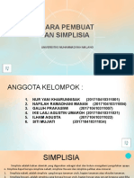 Kel6 - Farmasia - Cara Pembuatan Simplisia