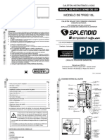 Manual Calefon Templatech 10