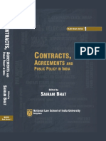 NLSIU Book Series 1 - Contracts Agreements and Public Policy in India PDF