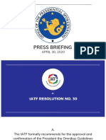 IATF Resolution No 30