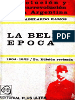 (1957) Ramos, J. A. - Revolución y Contrarrevolución en Arg - Tomo III. La Bella Época (1973)