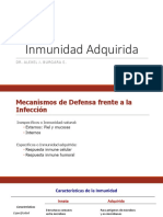 Inmunidad Adquirida: Mecanismos de Defensa frente a la Infección