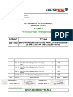 SI3-10-02 Especificaciones para La Construcción de Zanjas para Cables Eléctricos PDF