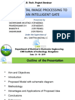 Using Digital Image Processing To Make An Intelligent Gate