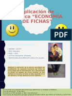 Aplicación de Técnica ECONOMÍA DE FICHAS