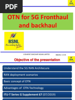 OTN For 5G Backhaul Final