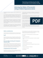 Evaluating and Reducing The Risks of Pneumatic Proof-Pressure Testing in Metal Expansion Joints