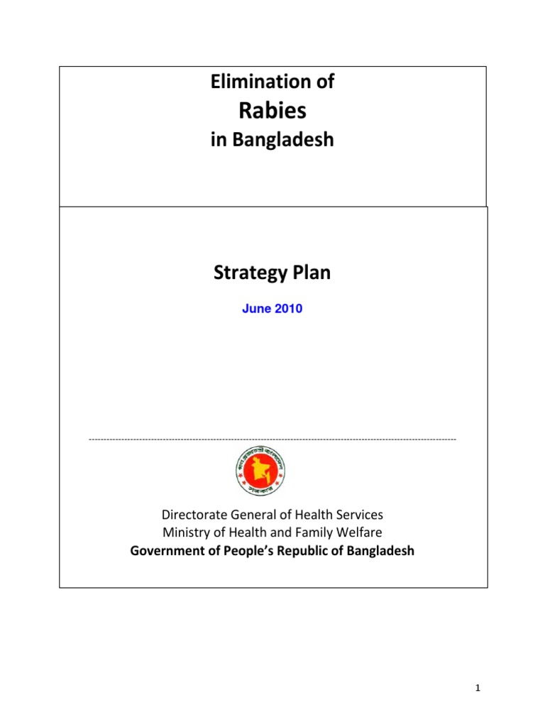 Rabies Elimination Strategy in Bangladesh | PDF | Rabies | Transmission ...