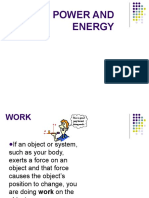 Work, Power and Energy