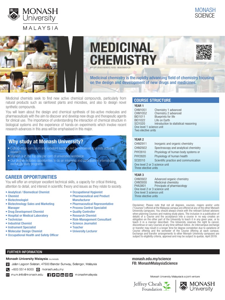 Medicinal Chemistry 2019 v2 | PDF | Medicinal Chemistry | Chemistry